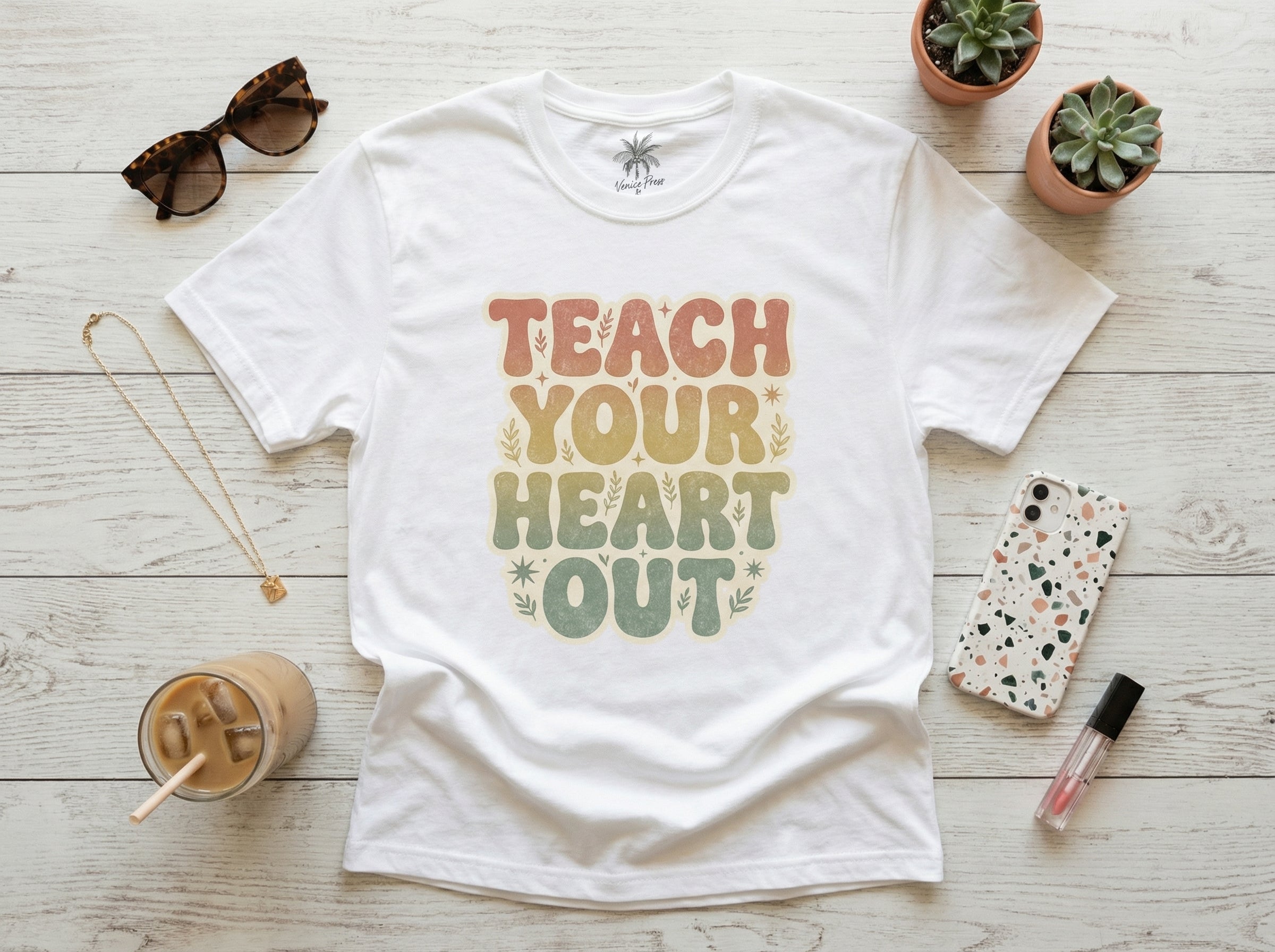 Flat lay product photo