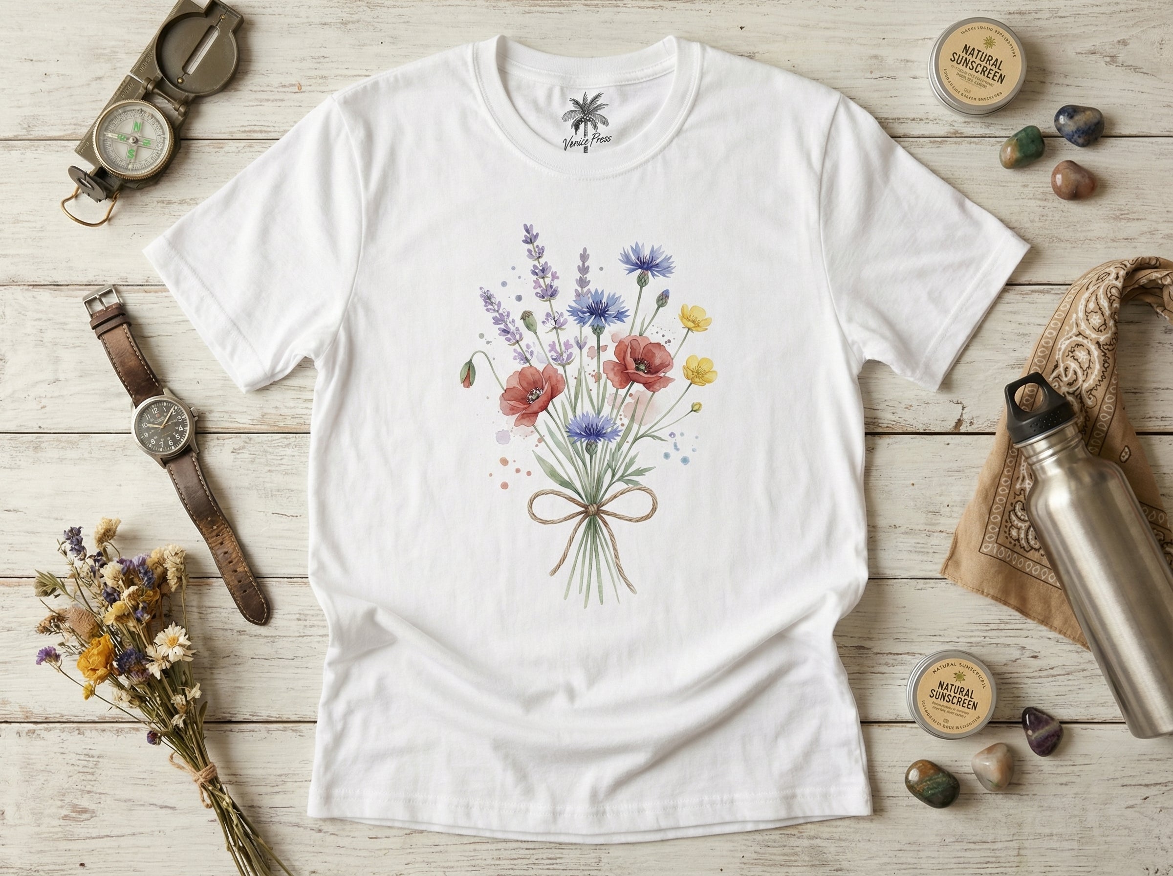 Flat lay product photo