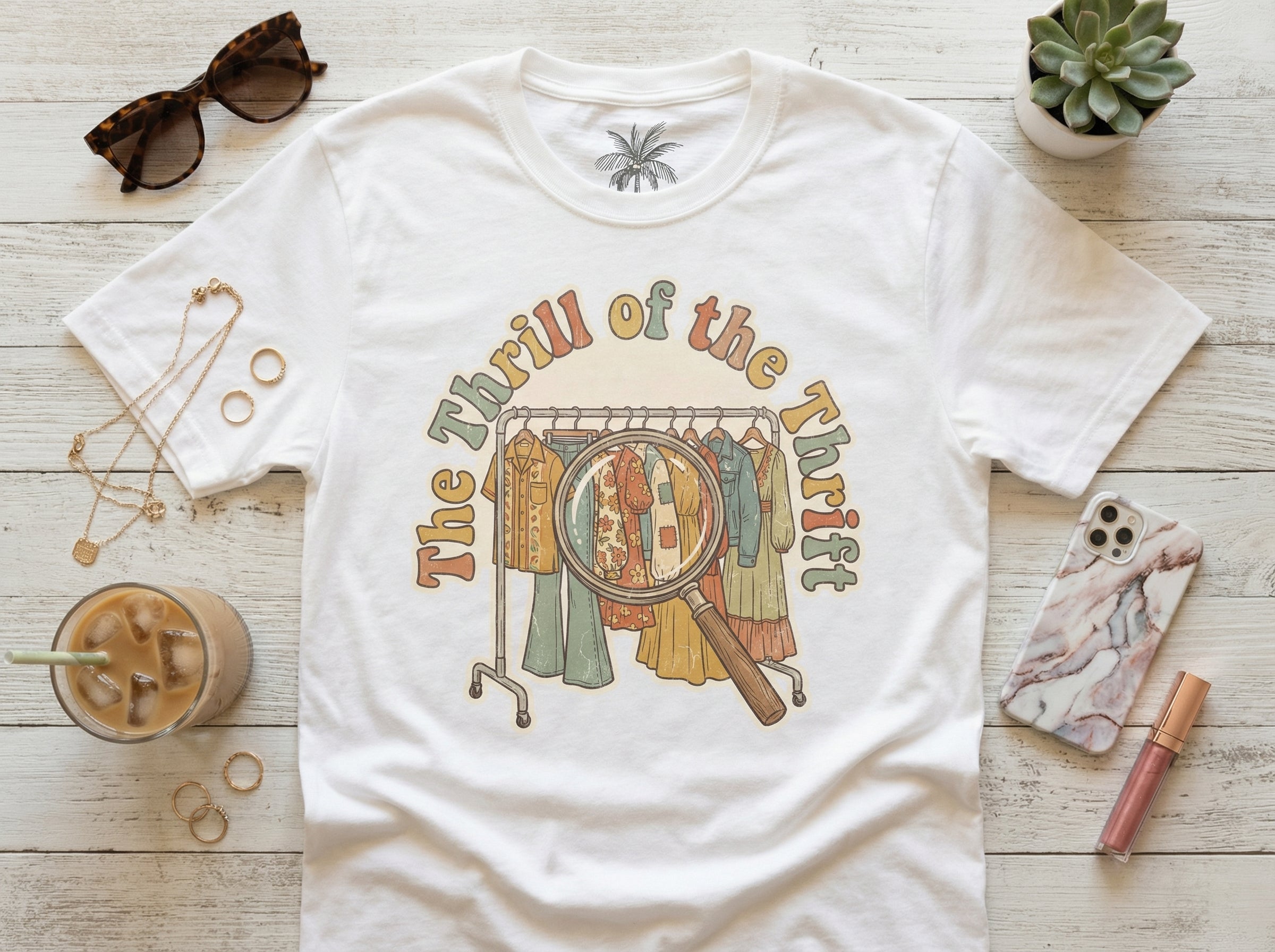 Flat lay product photo