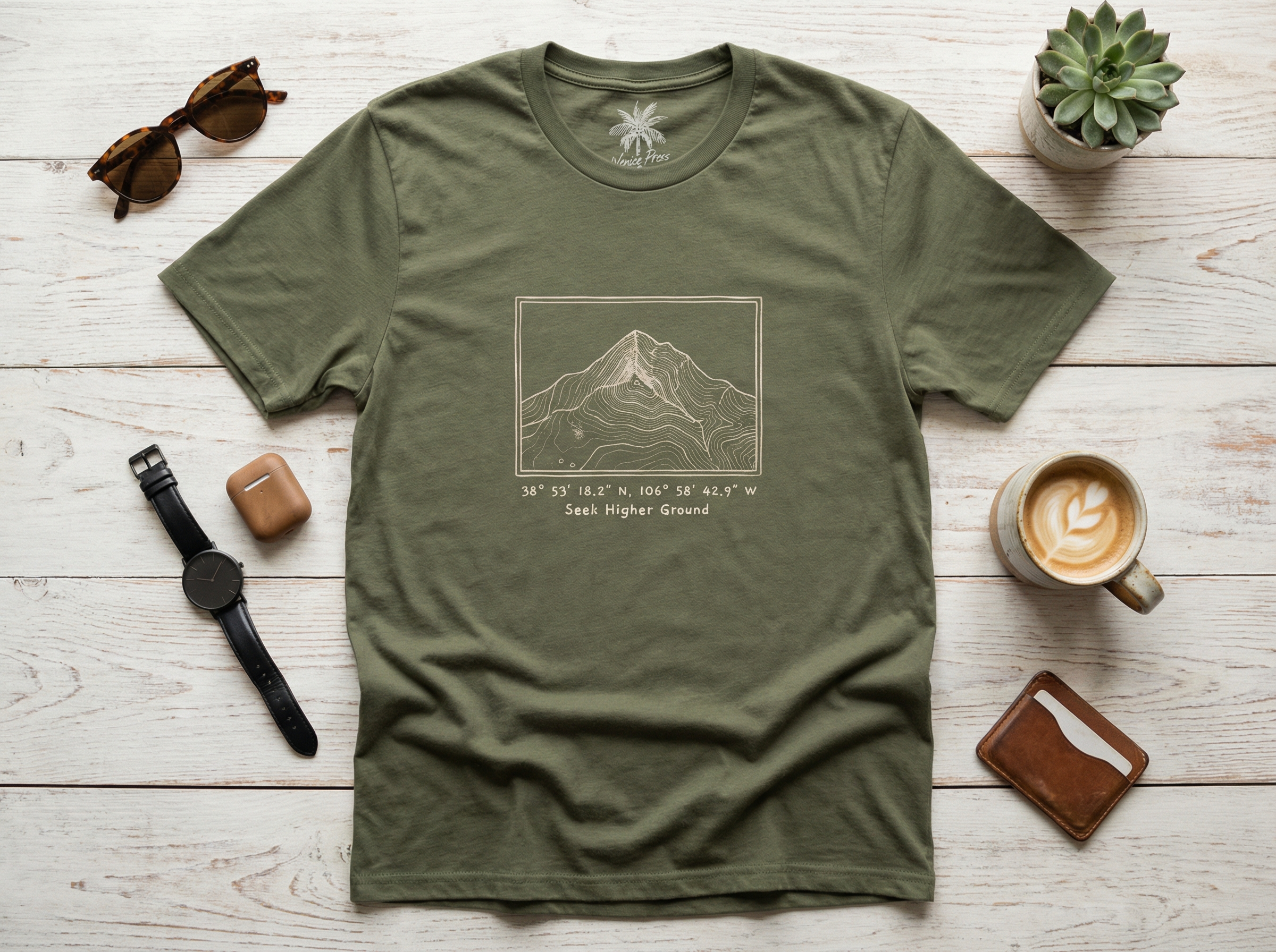 Flat lay product photo