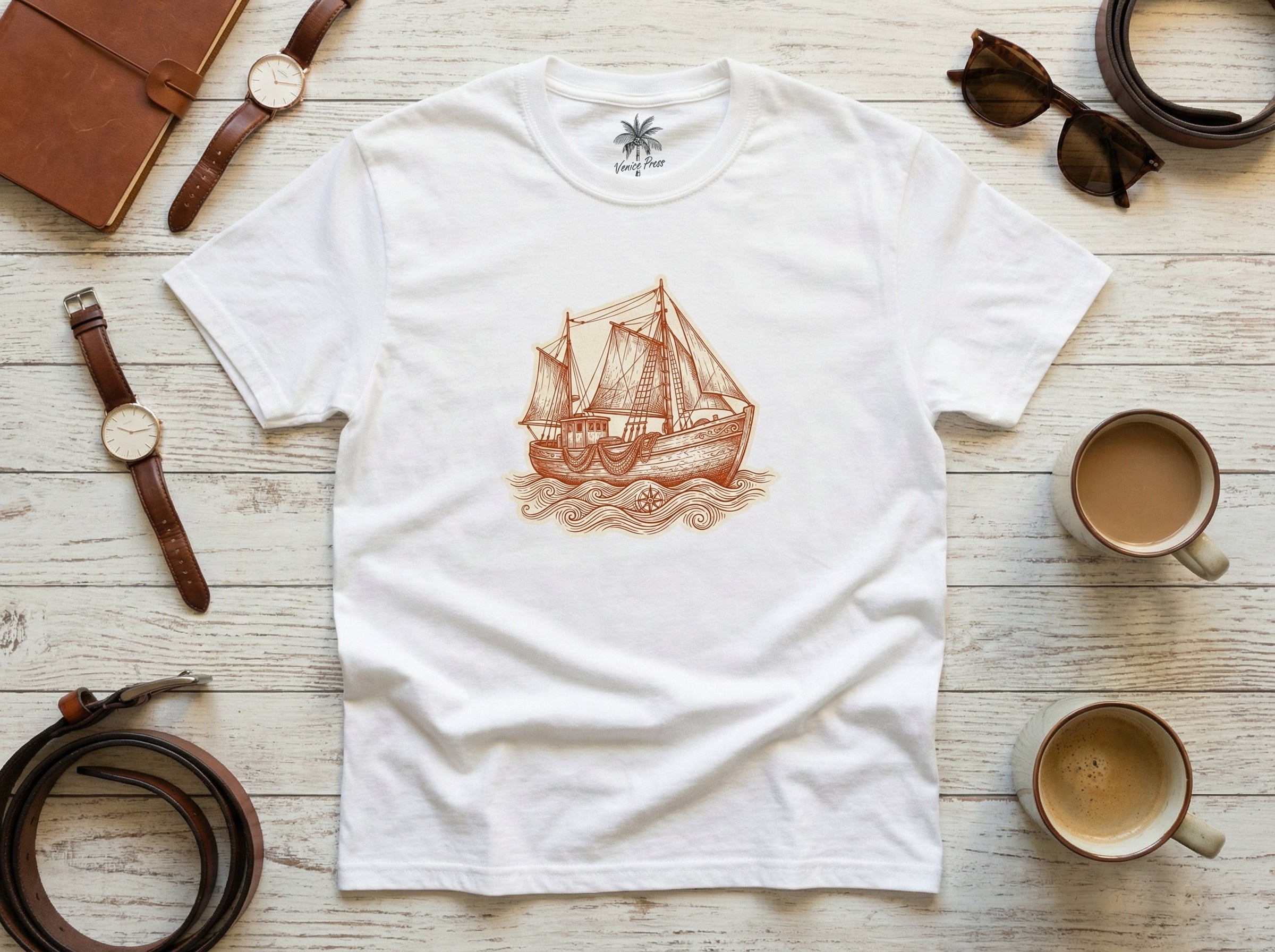 Flat lay product photo