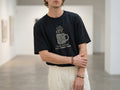 Model wearing the shirt