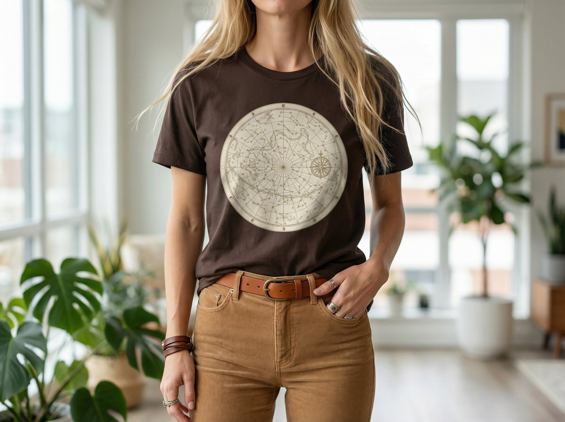 Model wearing the shirt