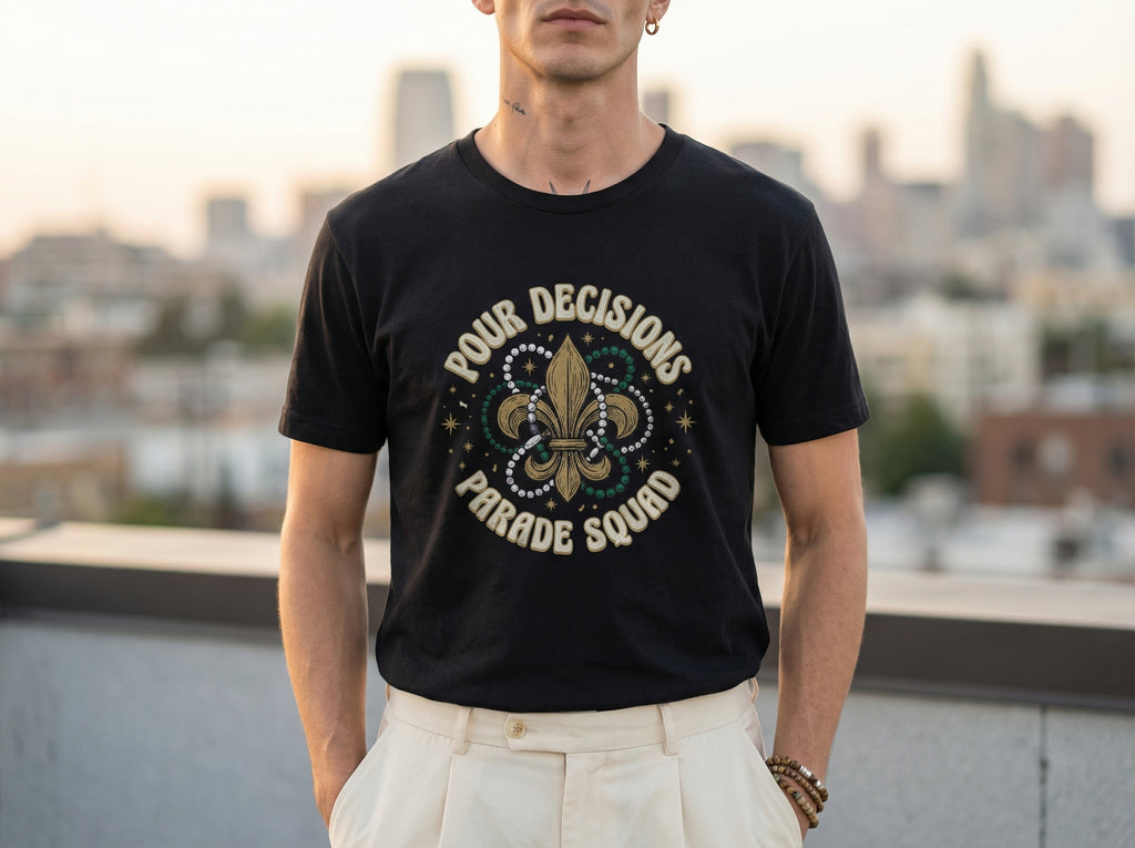 Model wearing the shirt