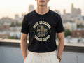 Model wearing the shirt