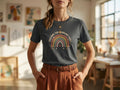 Model wearing the shirt