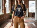 Model wearing the shirt