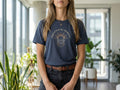 Model wearing the shirt