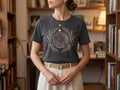 Model wearing the shirt