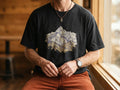Model wearing the shirt