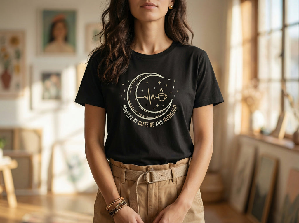 Model wearing the shirt