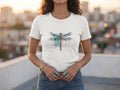 Model wearing the shirt