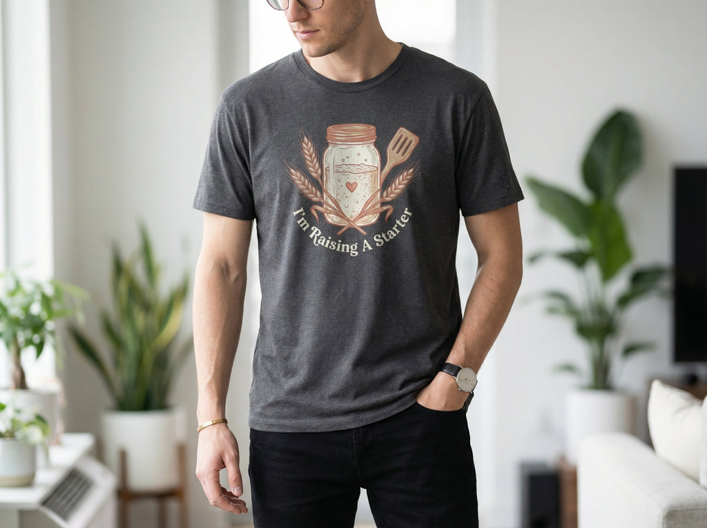 Model wearing the shirt