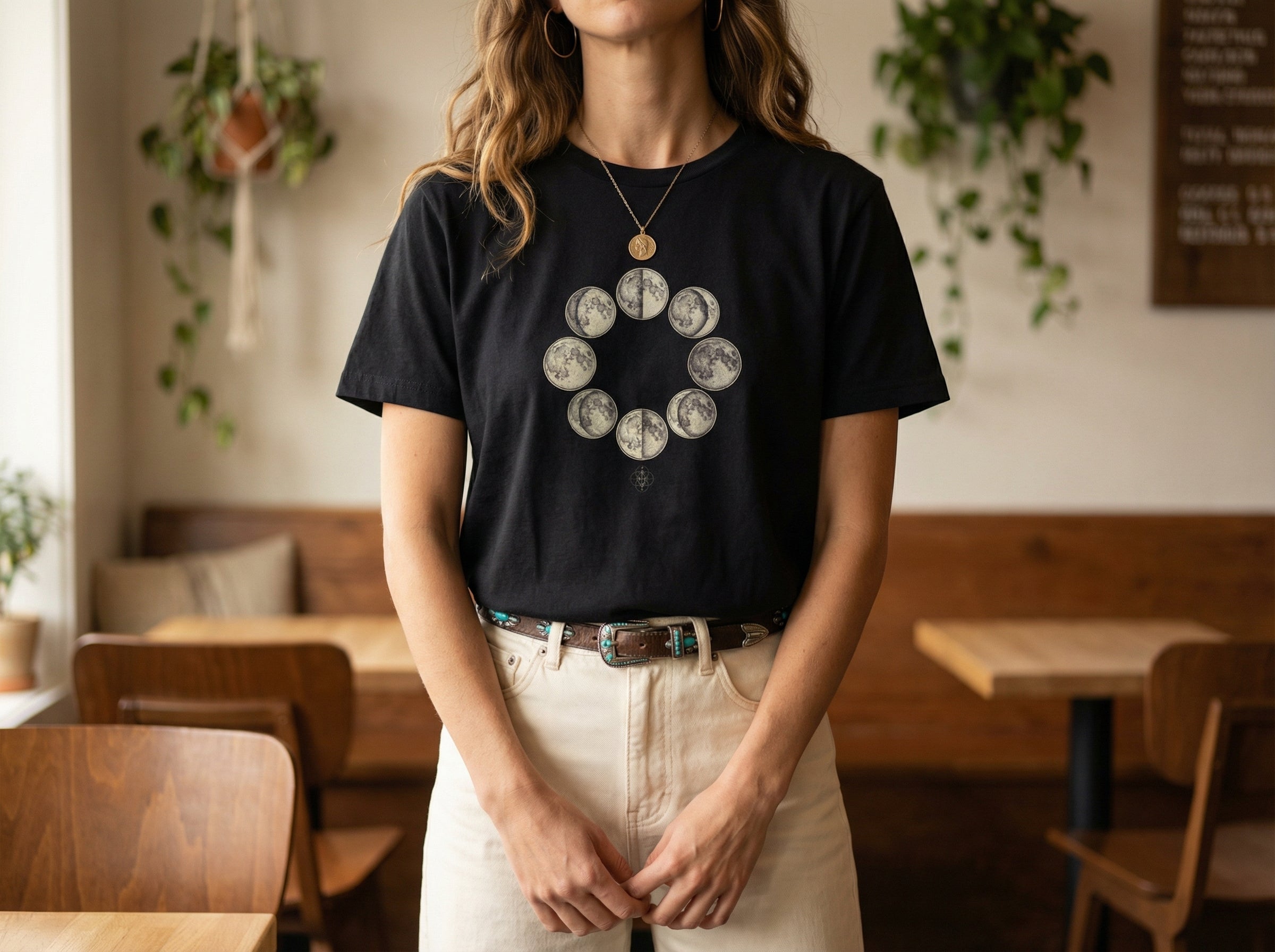 Model wearing the shirt