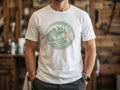 Model wearing the shirt