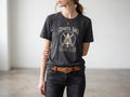 Model wearing the shirt