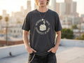 Model wearing the shirt