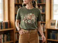 Model wearing the shirt