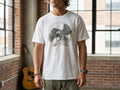 Model wearing the shirt