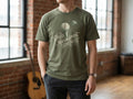 Model wearing the shirt