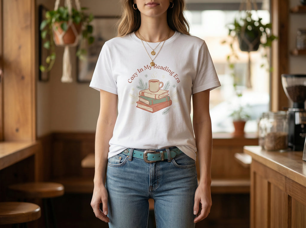 Model wearing the shirt