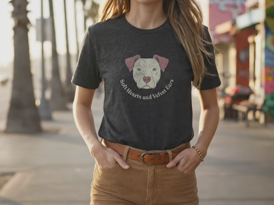 Rescue Pitbull Mom Shirt | Pitbull Mom Gift | Dog Rescue Tee | Gift For Pitbull Lover | Minimalist Dog Mom Shirt | Best Pitbull Mom - Product Video