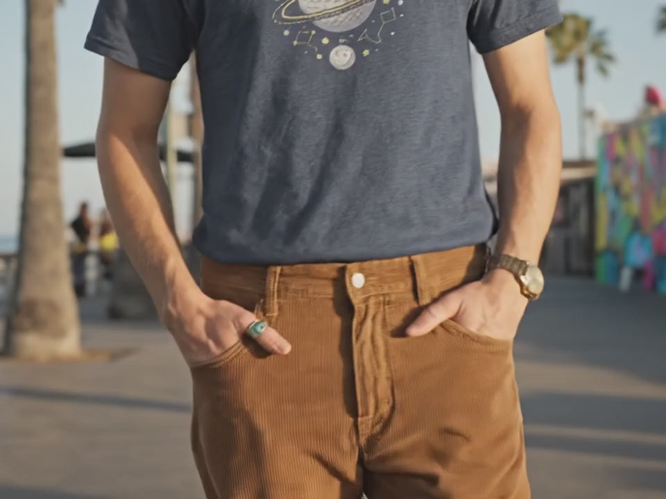 Golf Orbit Shirt | Vintage Celestial Golf Tee | Gift for Golfers | Retro Space Golf Shirt - Product Video