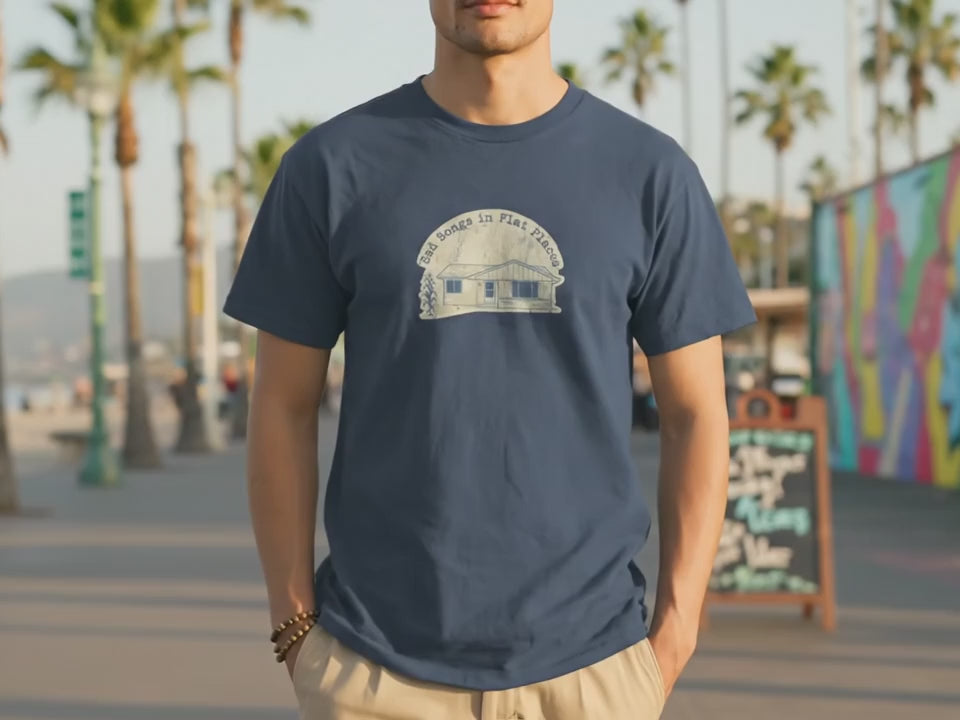 Midwest Emo Shirt | Sad Songs in Flat Places Tee | Nostalgic Elder Emo Gift | Math Rock Music Shirt | Vintage Style Aesthetic T-Shirt - Product Video