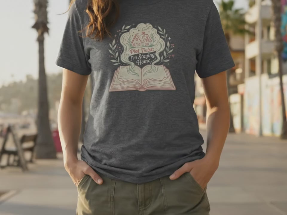 Bookworm Introvert Shirt | Introvert Book Lover Tee | Book Lover Gift | Reading Nerd Gift for Her | Cozy BookTok Aesthetic Shirt - Product Video